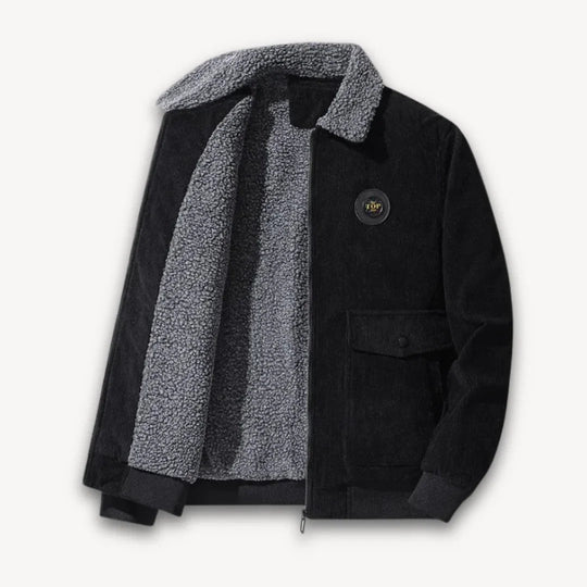 Veste Homme Côtelé Doublée Sherpa Chic 3
