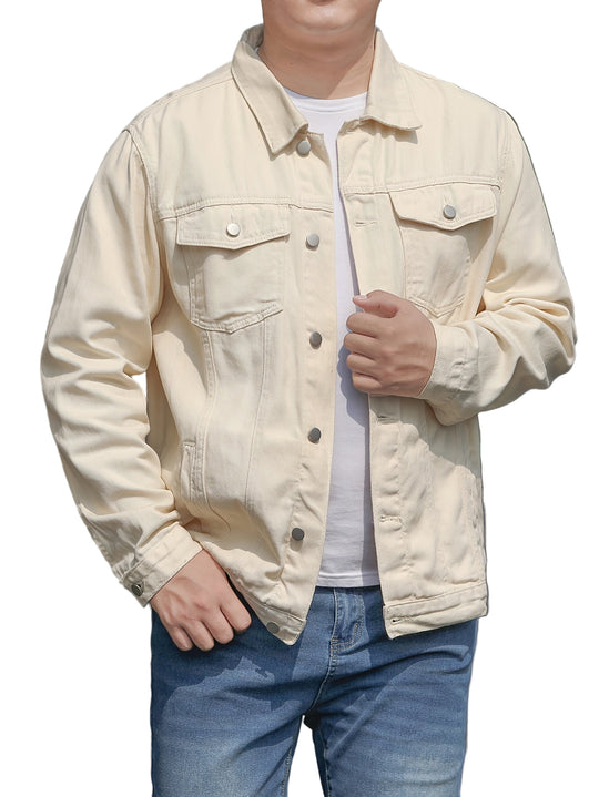 Veste Homme Décontractée avec Col Classique 0