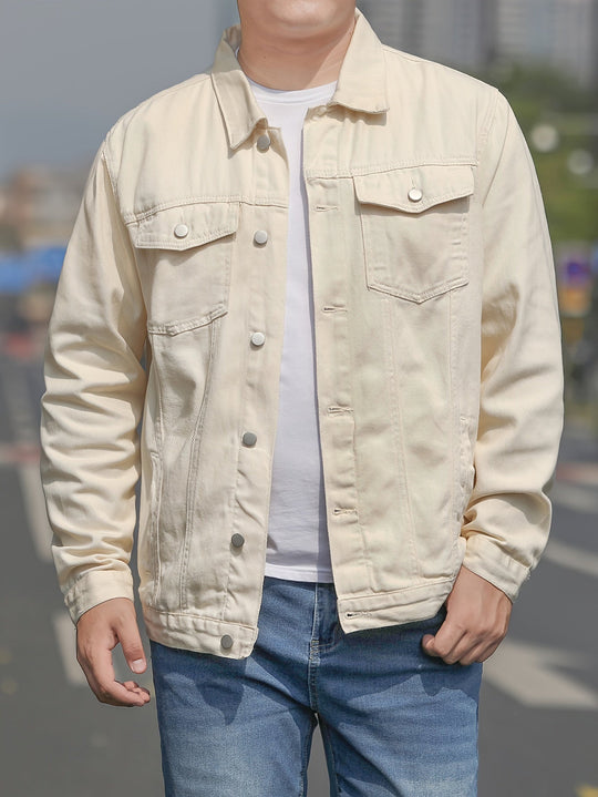 Veste Homme Décontractée avec Col Classique 2