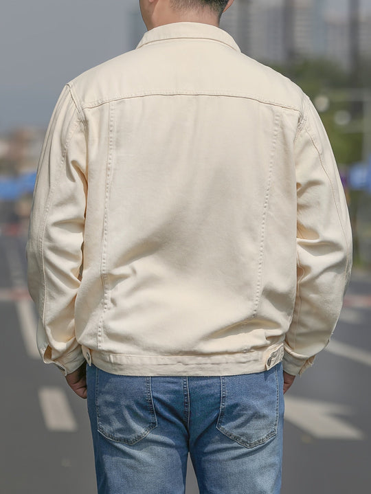 Veste Homme Décontractée avec Col Classique 3