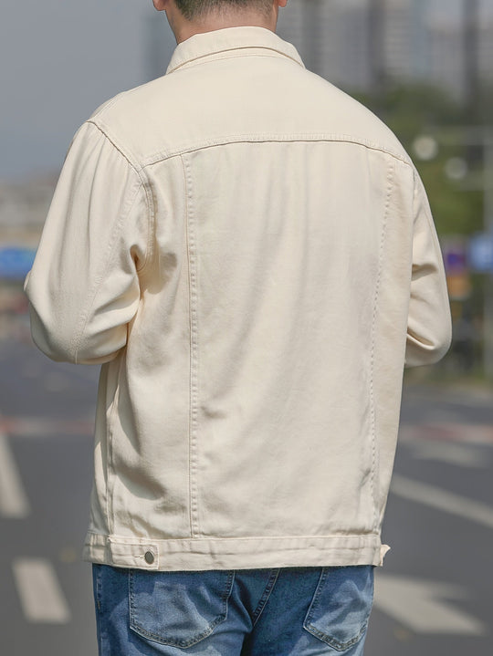 Veste Homme Décontractée avec Col Classique 4