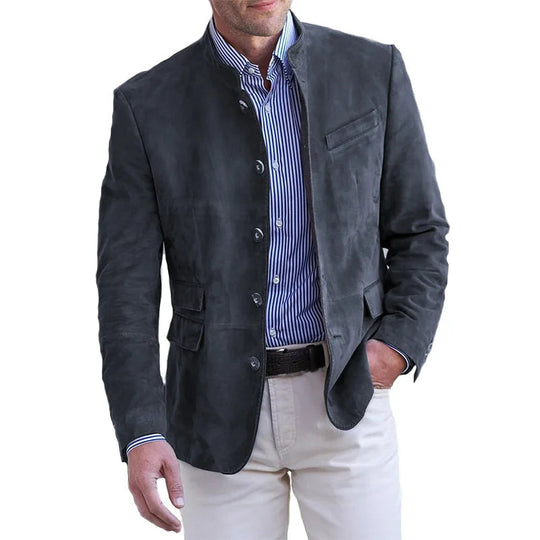 Veste Homme Moderne à Boutons Design Polyvalent 2