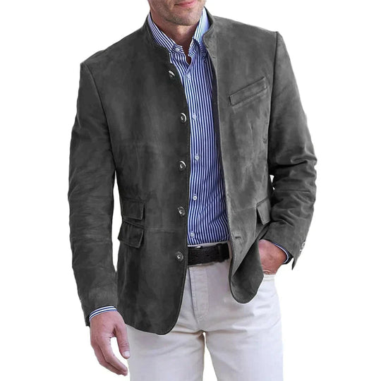 Veste Homme Moderne à Boutons Design Polyvalent 3
