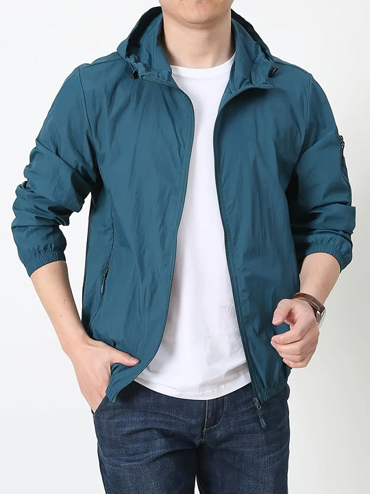 Veste Homme à Capuche Légère pour Activités de Plein Air 1