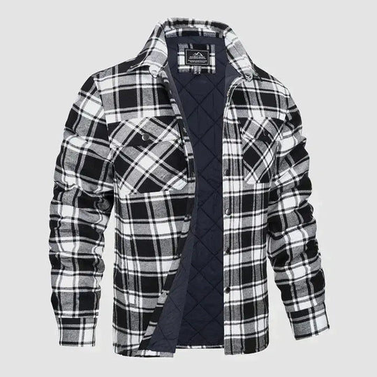 Veste Homme à Manches Longues à Carreaux Moderne 10