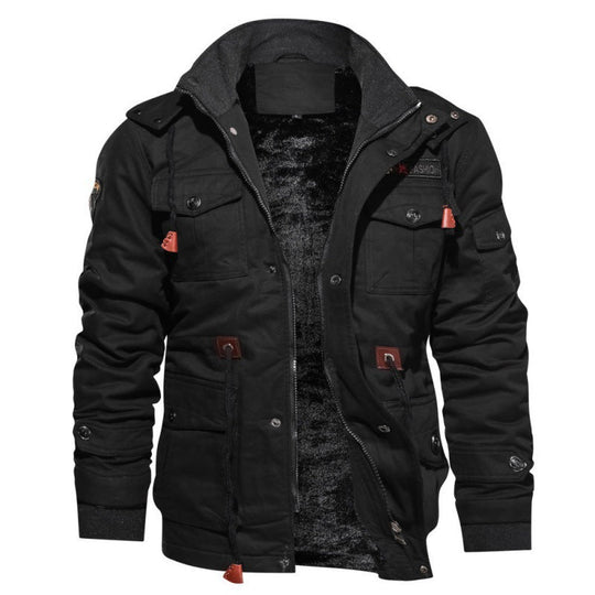 Veste Homme d'Hiver en Fleece Coupe Ajustée avec Poches 0