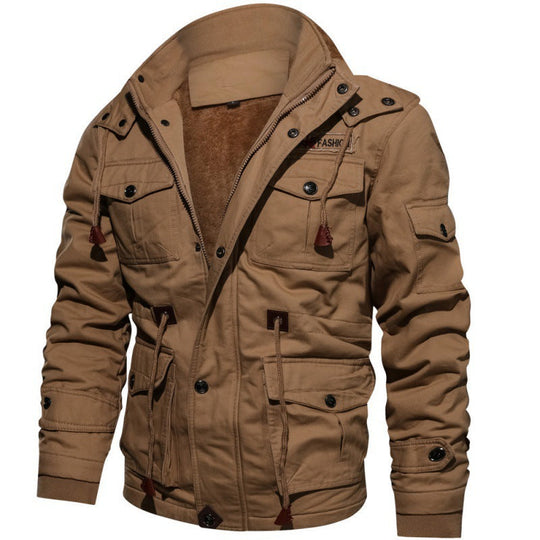 Veste Homme d'Hiver en Fleece Coupe Ajustée avec Poches 2