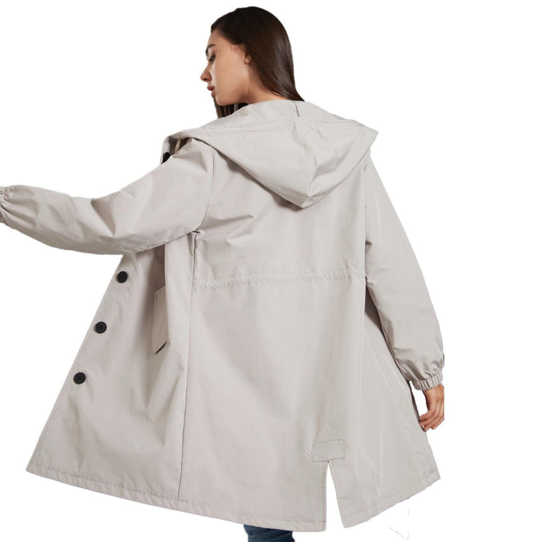 Veste Imperméable Femme Légère à Capuche pour Activités de Plein Air 2