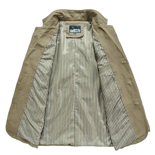 Veste Imperméable Homme Moderne avec Capuche Réglable et Poches Pratiques 3