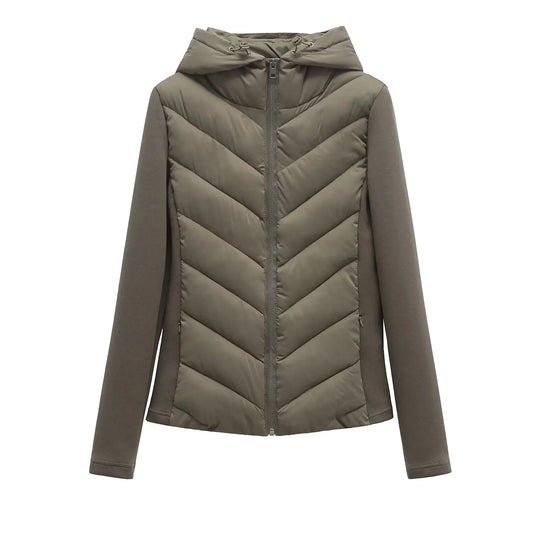 Veste Longue à Capuche en Coton pour Femmes 8