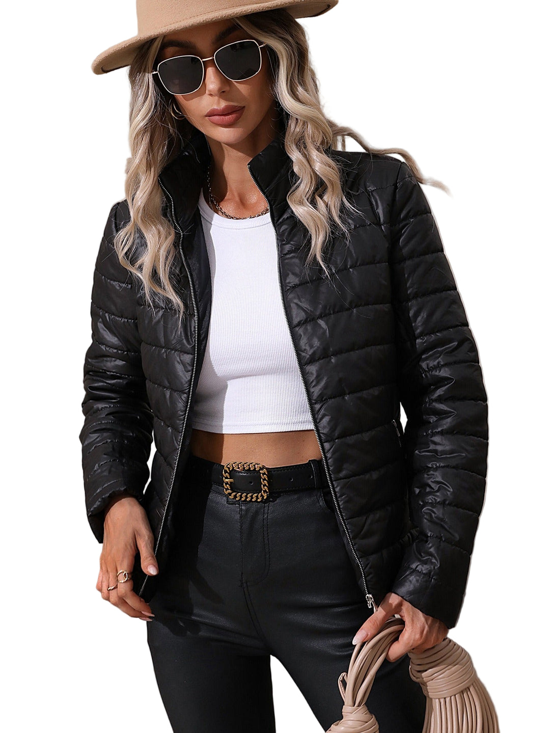Veste Matelassée Femme Ajustée 0