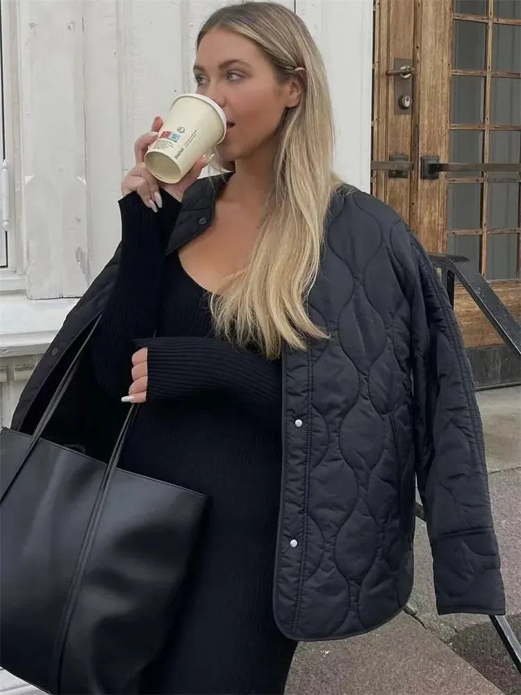 Veste Matelassée Femme Style Oversized 1