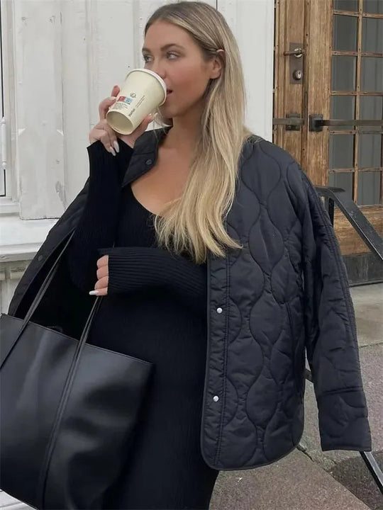 Veste Matelassée Femme Style Oversized 1