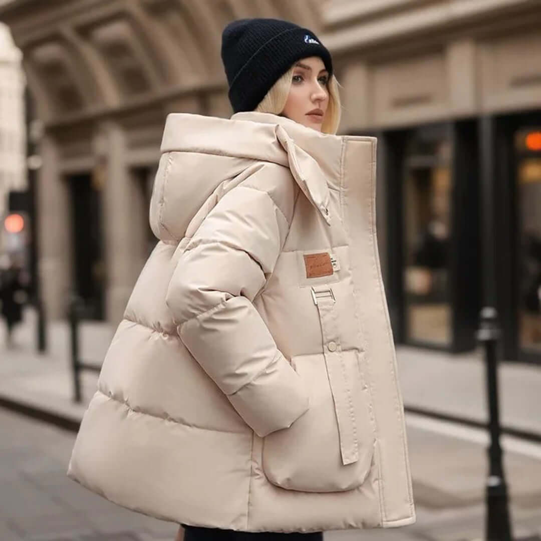 Veste Matelassée Femme à Capuche 1