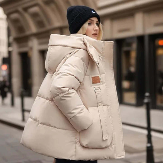 Veste Matelassée Femme à Capuche 1