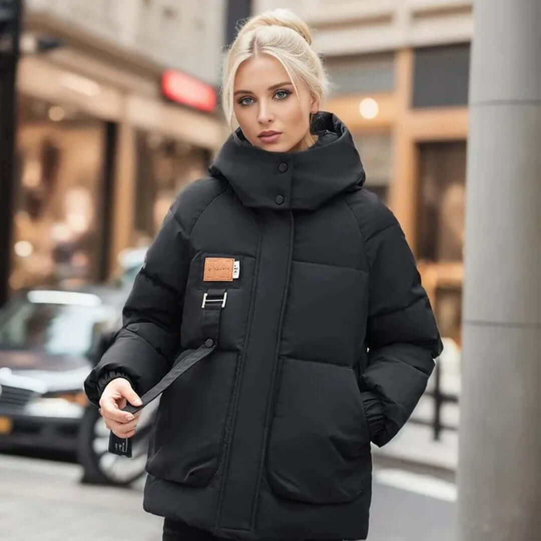 Veste Matelassée Femme à Capuche 2