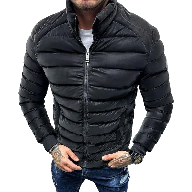 Veste Matelassée Slim pour Hommes Moderne 0