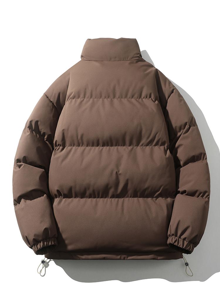 Veste Matelassée Zippée à Col Montant pour Hommes 1