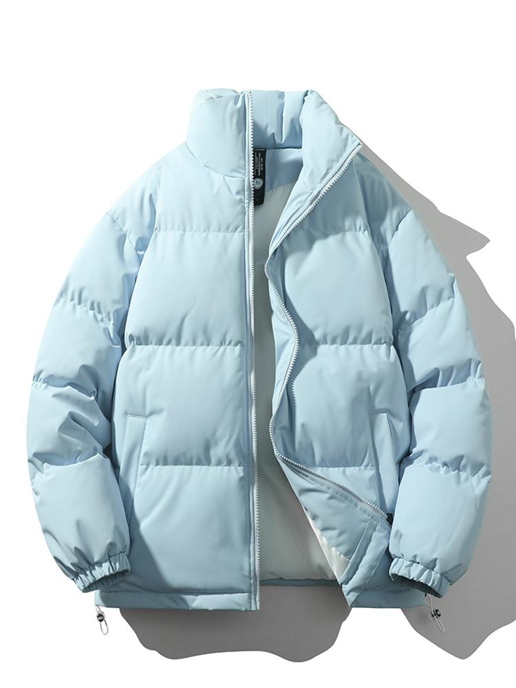 Veste Matelassée Zippée à Col Montant pour Hommes 10