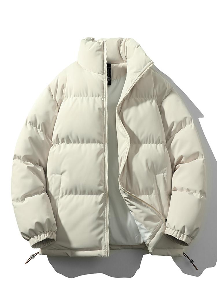 Veste Matelassée Zippée à Col Montant pour Hommes 12