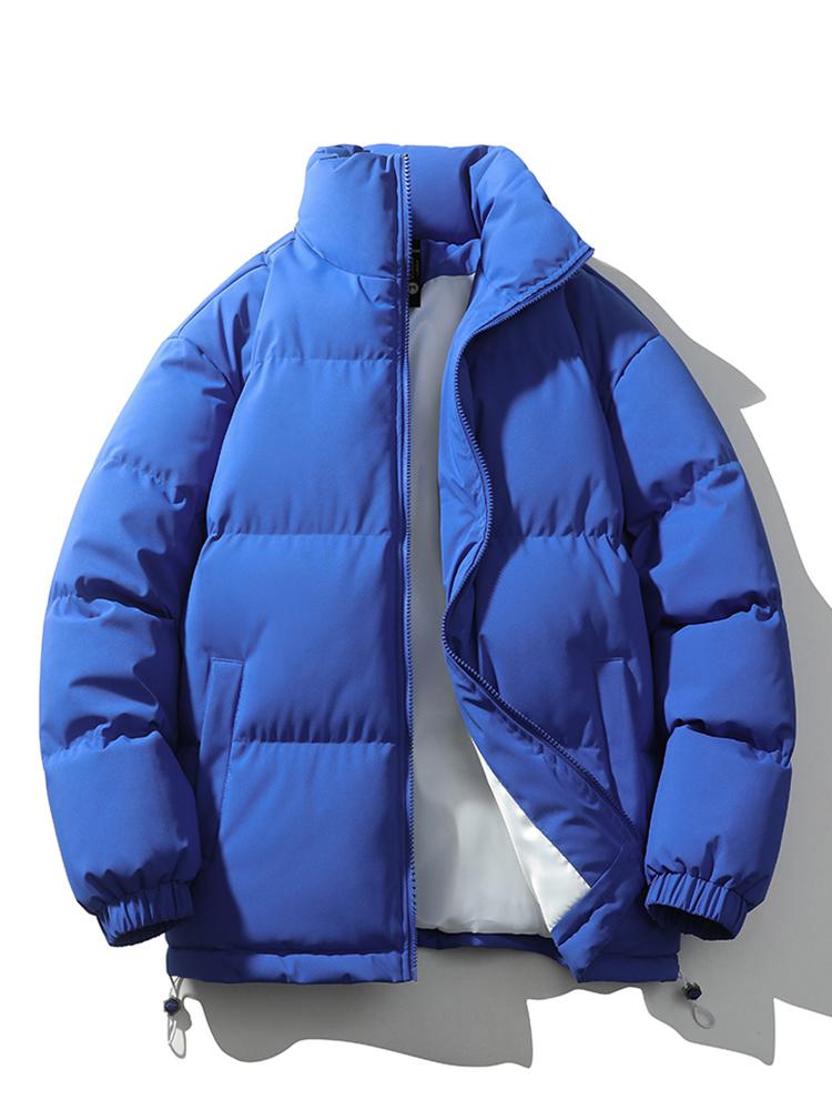 Veste Matelassée Zippée à Col Montant pour Hommes 13