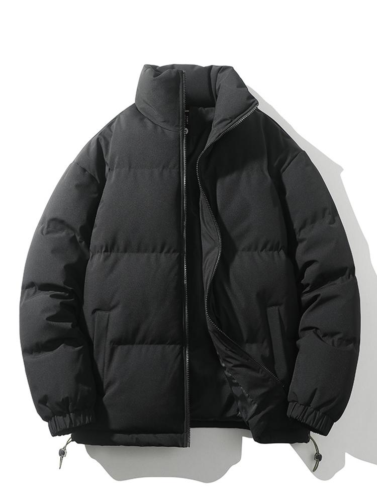 Veste Matelassée Zippée à Col Montant pour Hommes 2