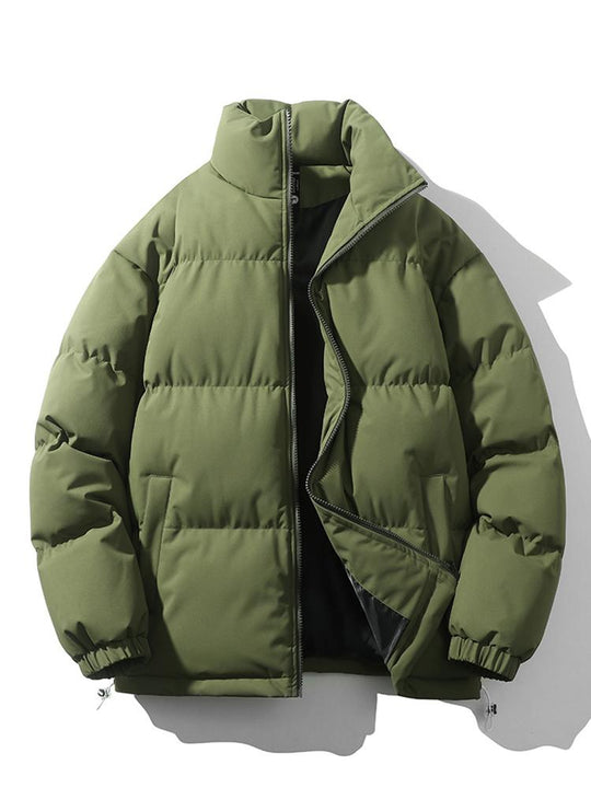 Veste Matelassée Zippée à Col Montant pour Hommes 4