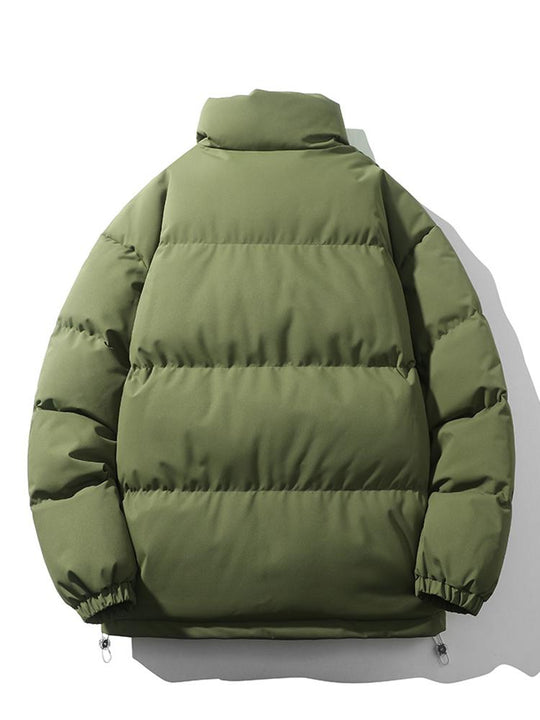 Veste Matelassée Zippée à Col Montant pour Hommes 5