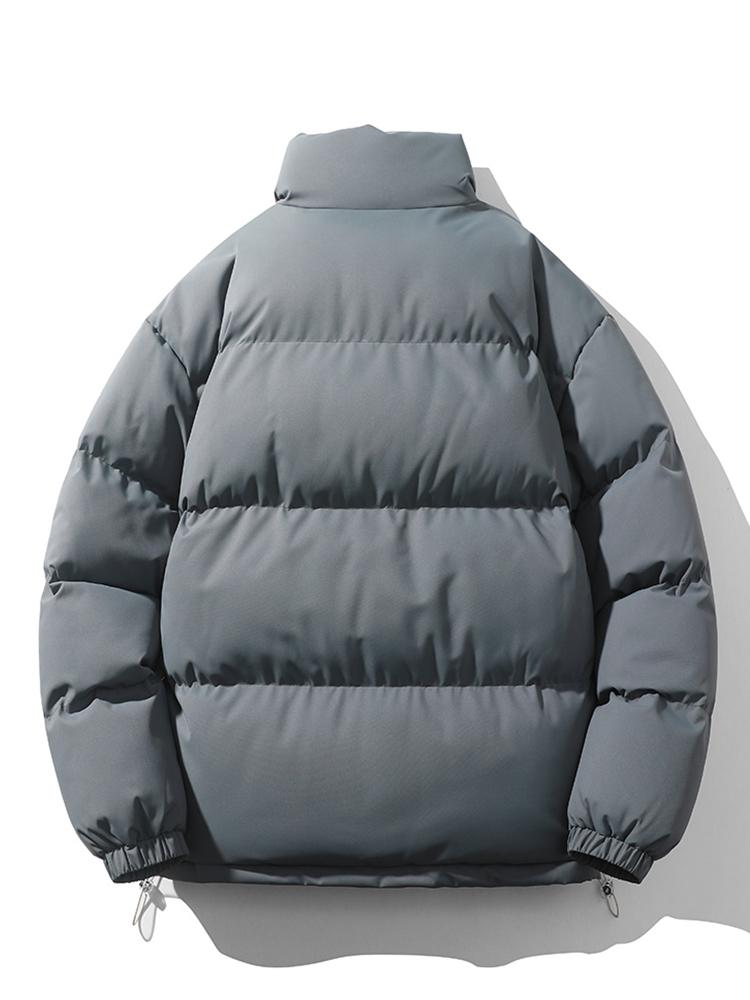 Veste Matelassée Zippée à Col Montant pour Hommes 7