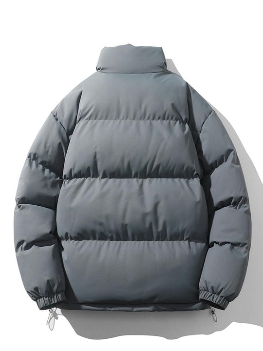 Veste Matelassée Zippée à Col Montant pour Hommes 7
