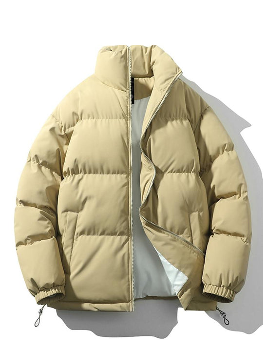 Veste Matelassée Zippée à Col Montant pour Hommes 8