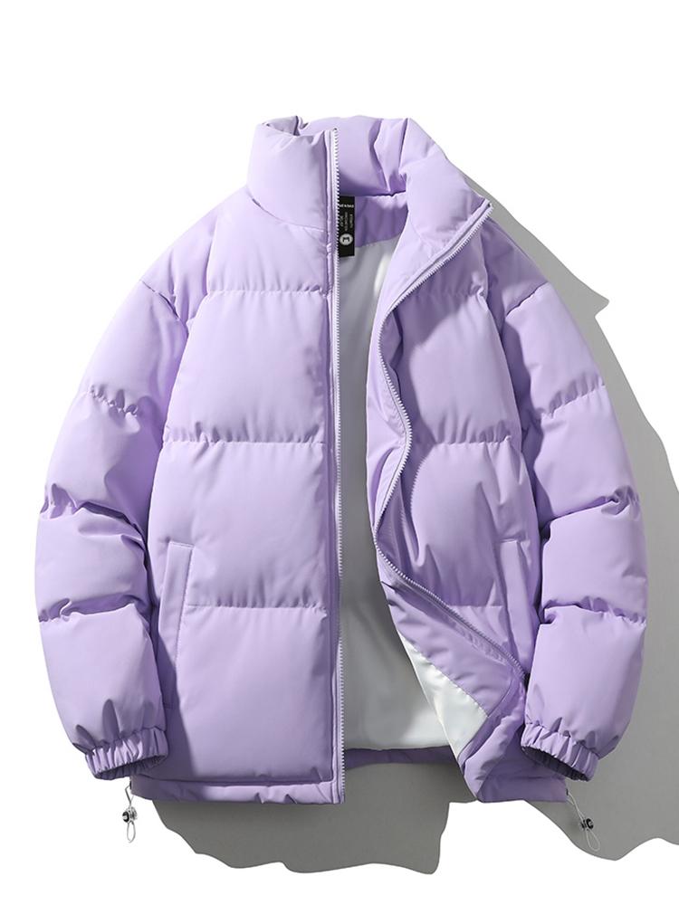 Veste Matelassée Zippée à Col Montant pour Hommes 9