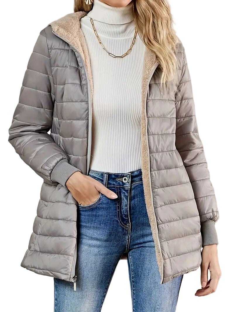 Veste Matelassée pour Femmes à Capuche 0