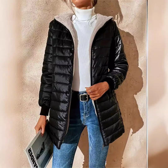 Veste Matelassée pour Femmes à Capuche 1
