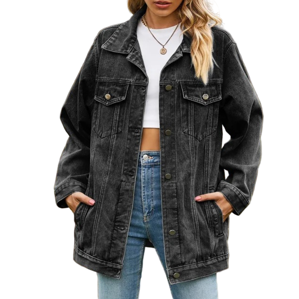 Veste Oversize Femme Style Rétro 0