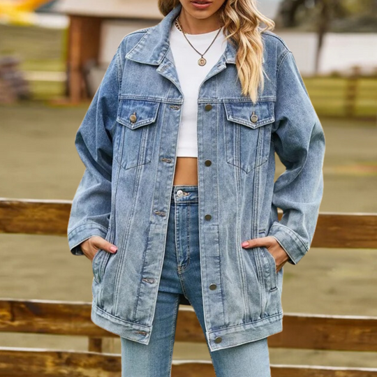 Veste Oversize Femme Style Rétro 1