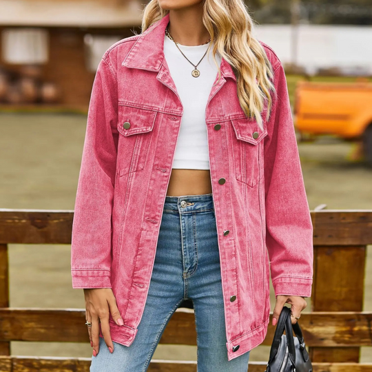 Veste Oversize Femme Style Rétro 8