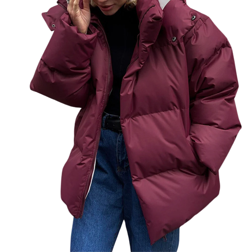 Veste Padded Oversized à Capuche pour Femmes 0