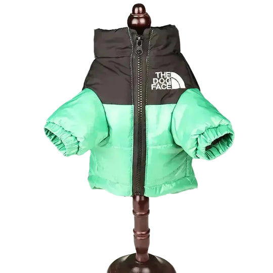 Veste Pour Chien Colorée Hivernale Avec Fermeture Éclair 0