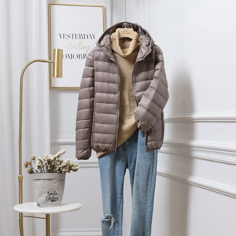 Veste Puffer Femme Capuche Design Pliable 5