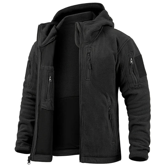 Veste Tactique pour Hommes en Fleece à Capuche 1