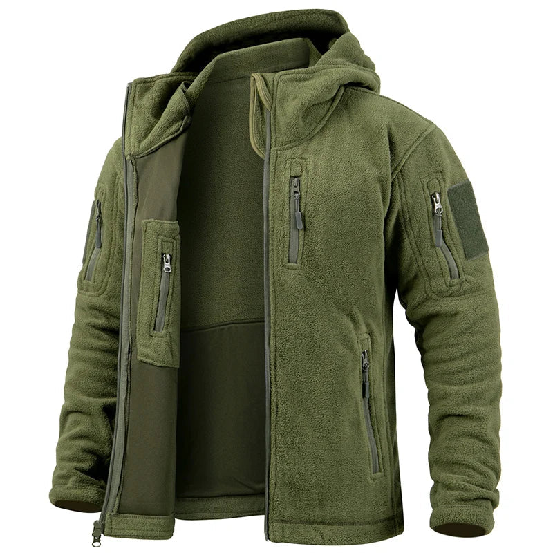 Veste Tactique pour Hommes en Fleece à Capuche 3