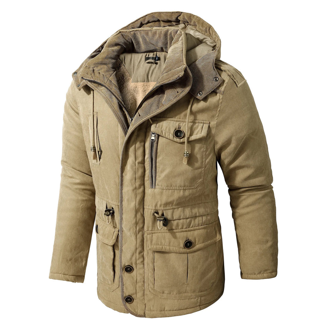 Veste Utilitaire pour Hommes à Capuche Résistante aux Intempéries 1