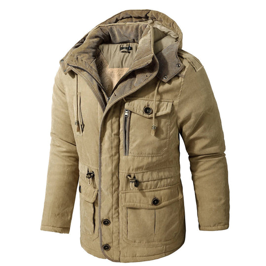 Veste Utilitaire pour Hommes à Capuche Résistante aux Intempéries 1