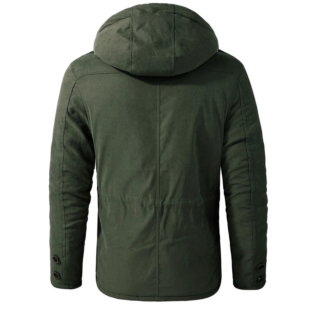 Veste Utilitaire pour Hommes à Capuche Résistante aux Intempéries 3