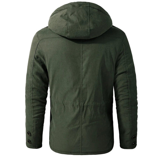 Veste Utilitaire pour Hommes à Capuche Résistante aux Intempéries 3
