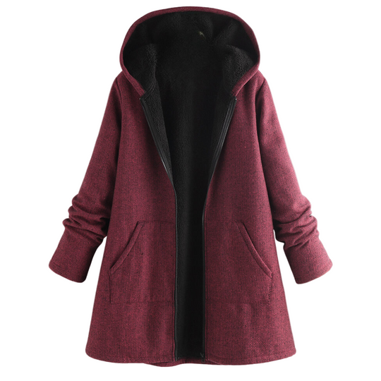 Veste à Capuche Femme Confortable et Chaude 0