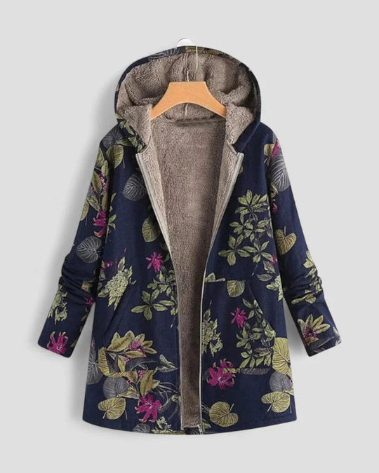 Veste à Capuche Femme Motif Floral 2