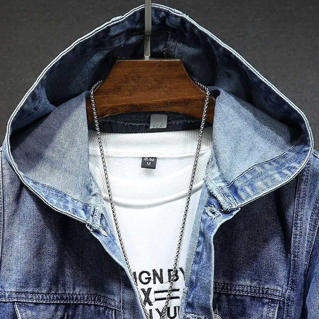 Veste à Capuche Homme Moderne en Tissu Déperlant et Résistant 2