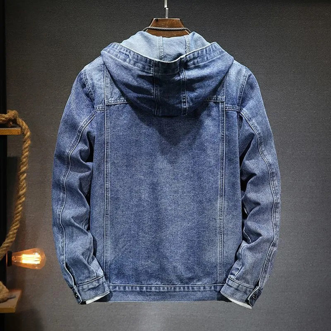 Veste à Capuche Homme Moderne en Tissu Déperlant et Résistant 4